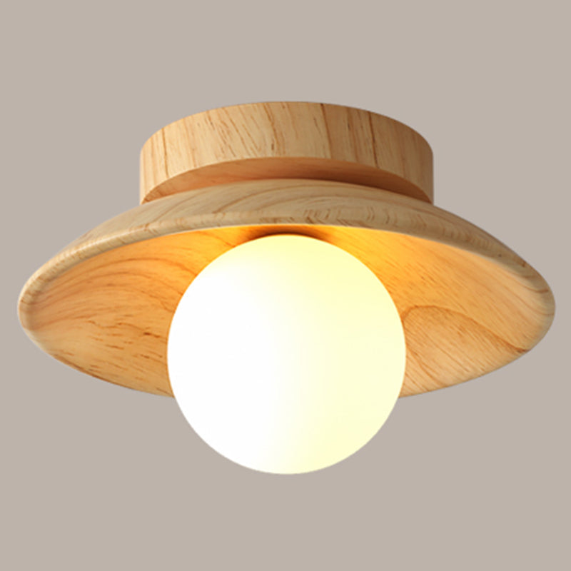 LignaLux Wooden Ceiling Light Designer Fixture For Modern Homes
