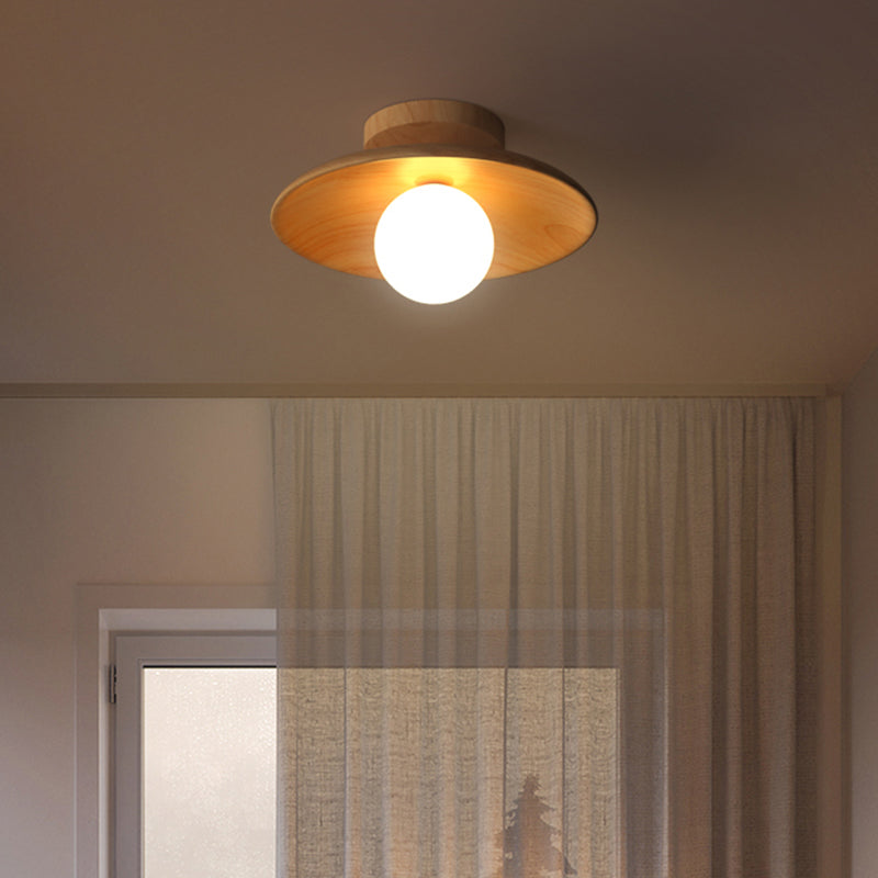 LignaLux Wooden Ceiling Light Designer Fixture For Modern Homes