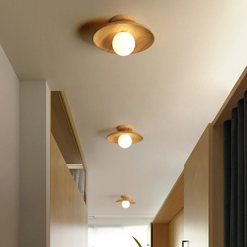 LignaLux Wooden Ceiling Light Designer Fixture For Modern Homes