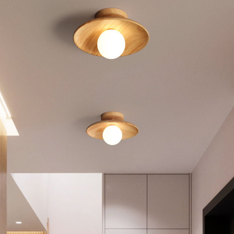 LignaLux Wooden Ceiling Light Designer Fixture For Modern Homes