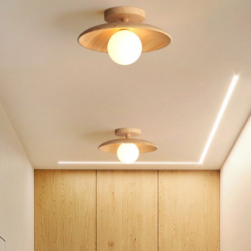 LignaLux Wooden Ceiling Light Designer Fixture For Modern Homes
