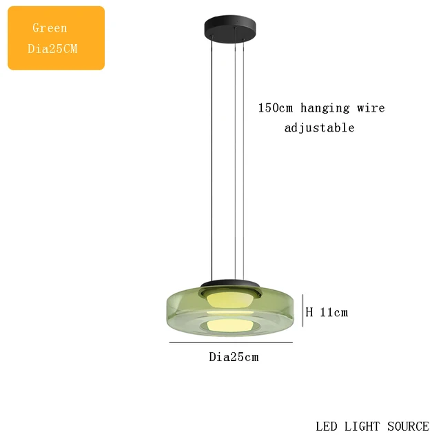 NovaGlass Moderne Pendelleuchte für Küche und Esszimmer