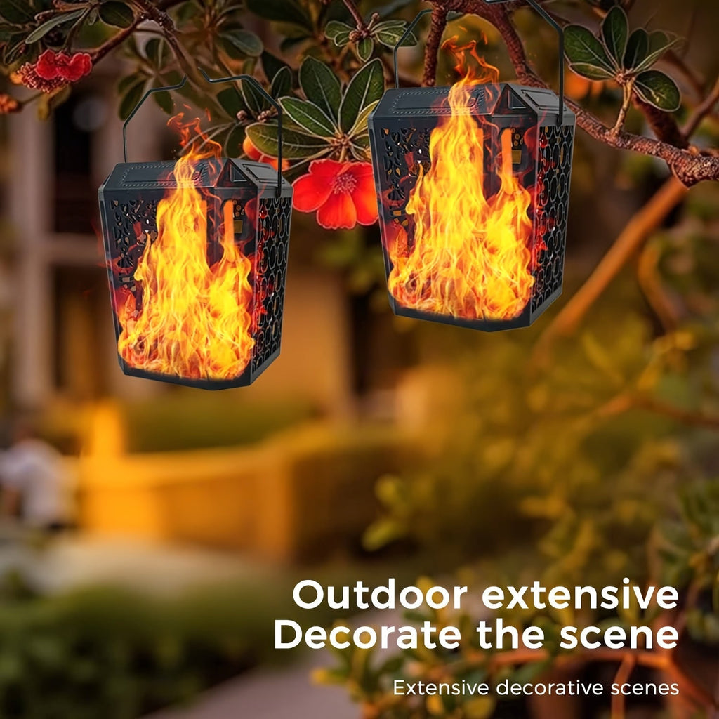Flickering Solar Torch Lamp