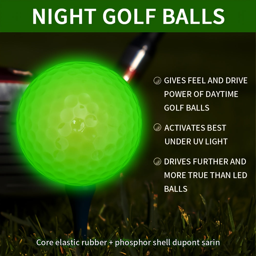 Fluorescerende natgolfbolde