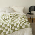 Plaid douillet en tricot pour canapé, confort au quotidien