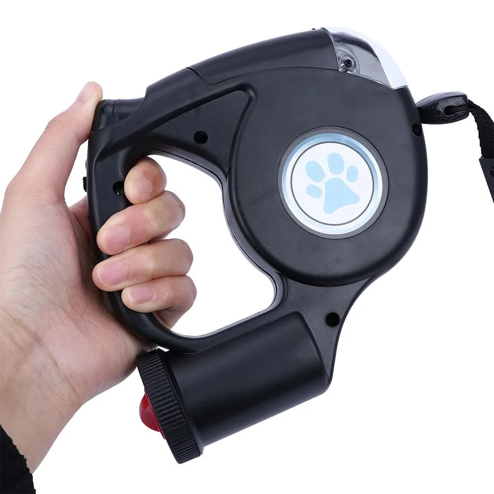 LumenStride LED Dog Leash With Integrated Flashlight For Safe Walks