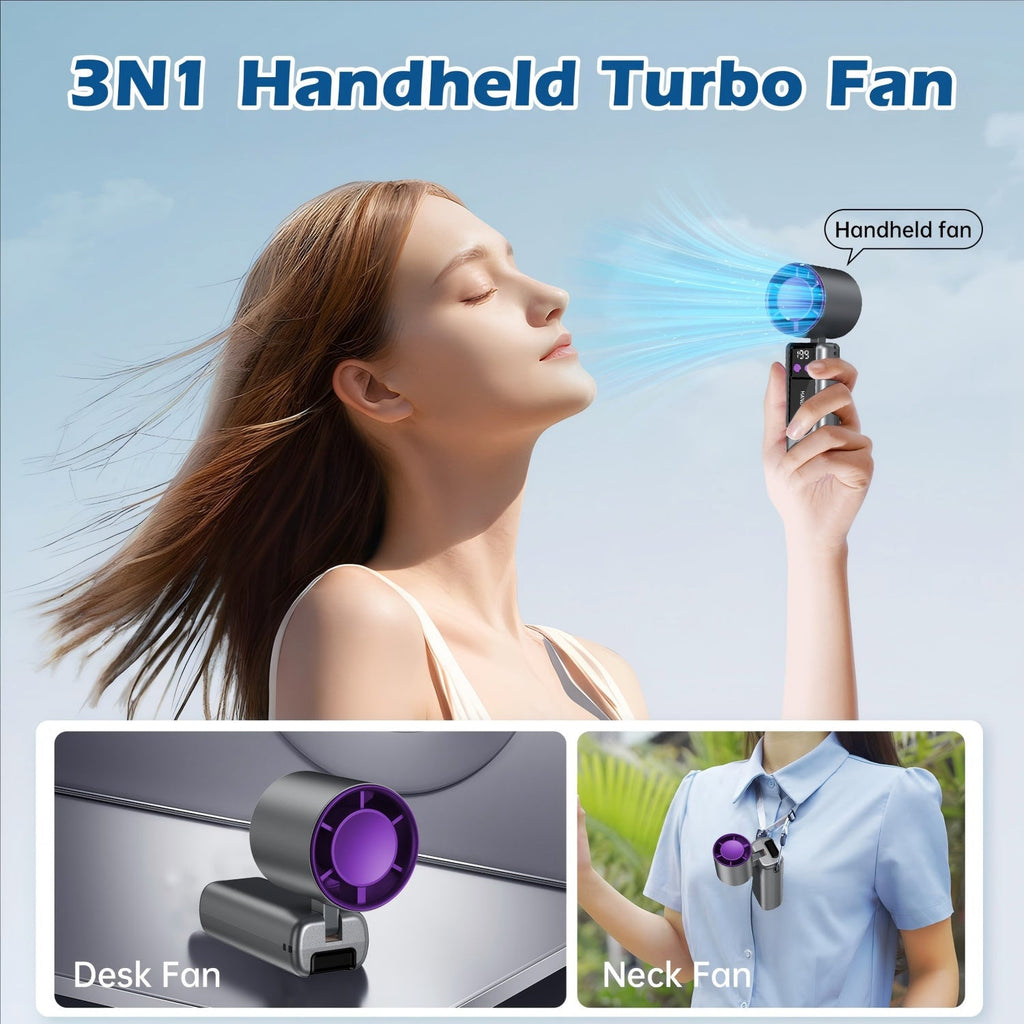 Ventilatore tascabile turbo