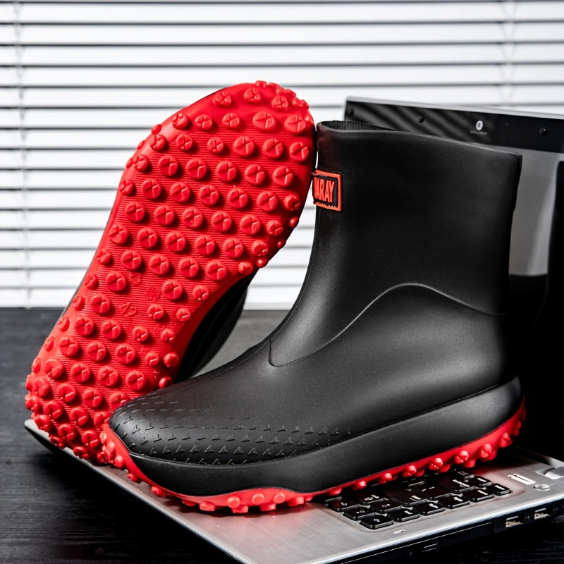 Slip-On Waterproof Rain Boots