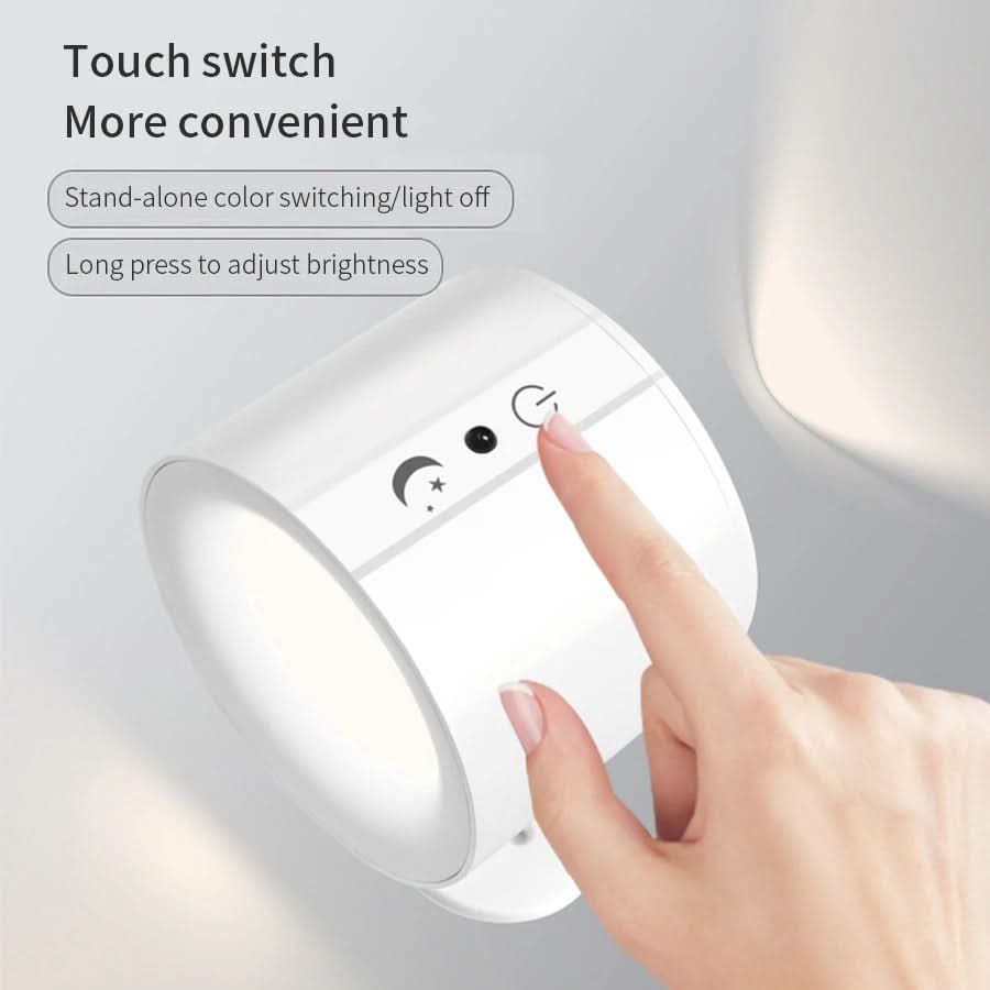 NovaGlow LED Wall Light, Dimmable and 360-Degree Rotatable for Every Home