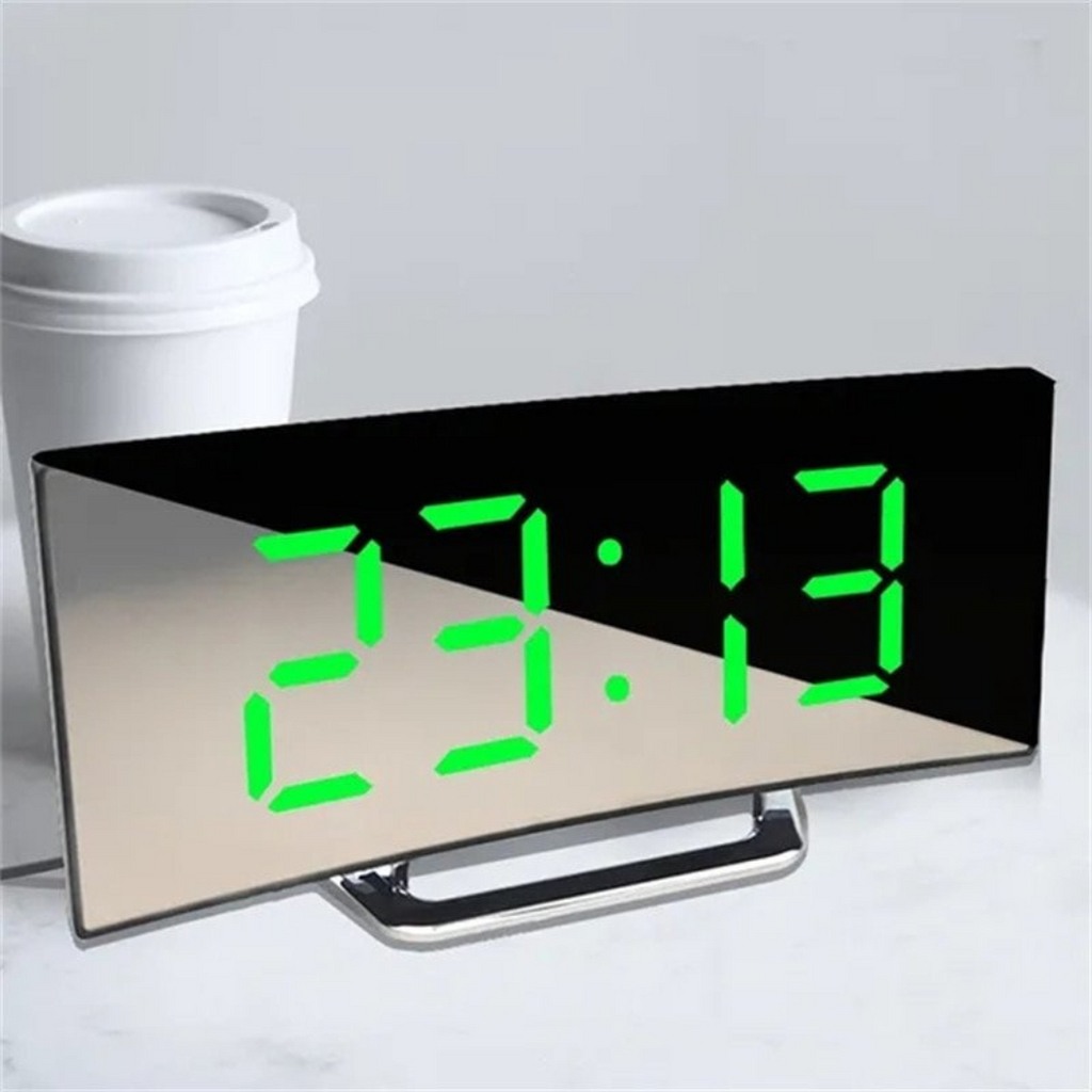 LumaSync LED Clock With Alarm For Modern Nightstands Daily Use