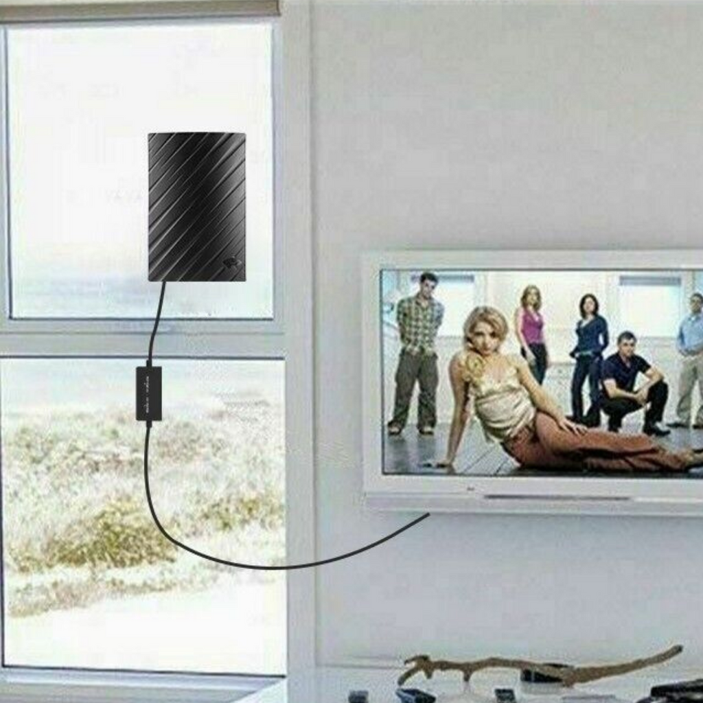 Indoor HDTV Antenna For 4K Digital Signals 600 Mile Range