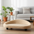 SilkPaw Retreat Stylish Hideaway With Scratching Surface And Cozy Cushion