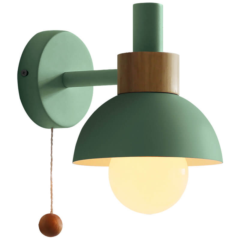 Fjordly Macaron Globe Wall Lamp With Soft Warm Pastel Glow