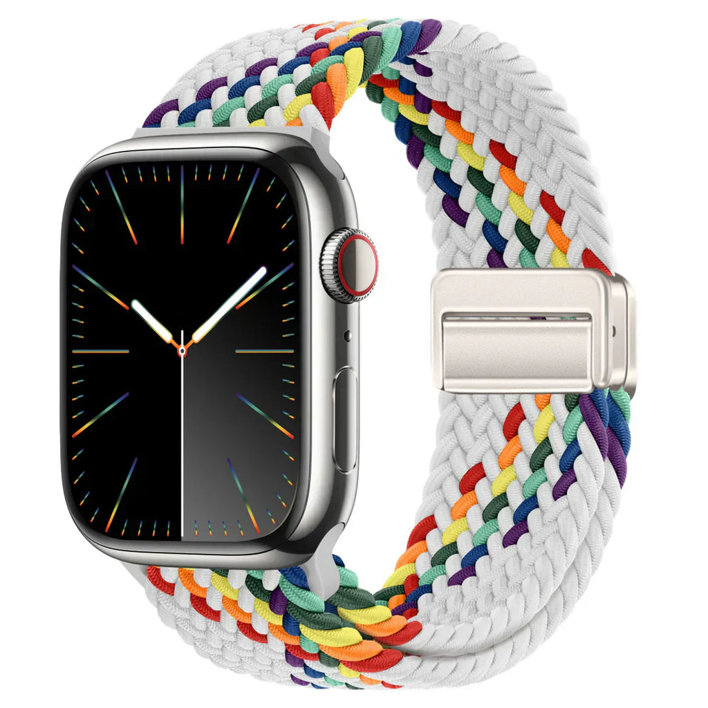 Bracelet Apple Watch avec fermeture magnétique en nylon pour un ajustement sécurisé