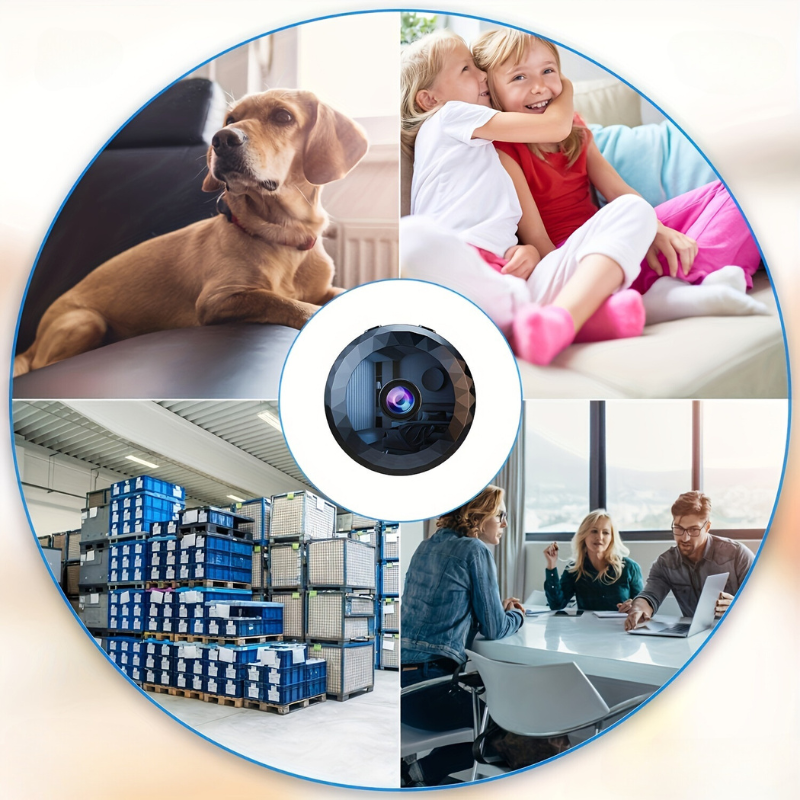 NovaGuard 1080P Compact Security Camera With WiFi For Mobile Viewing