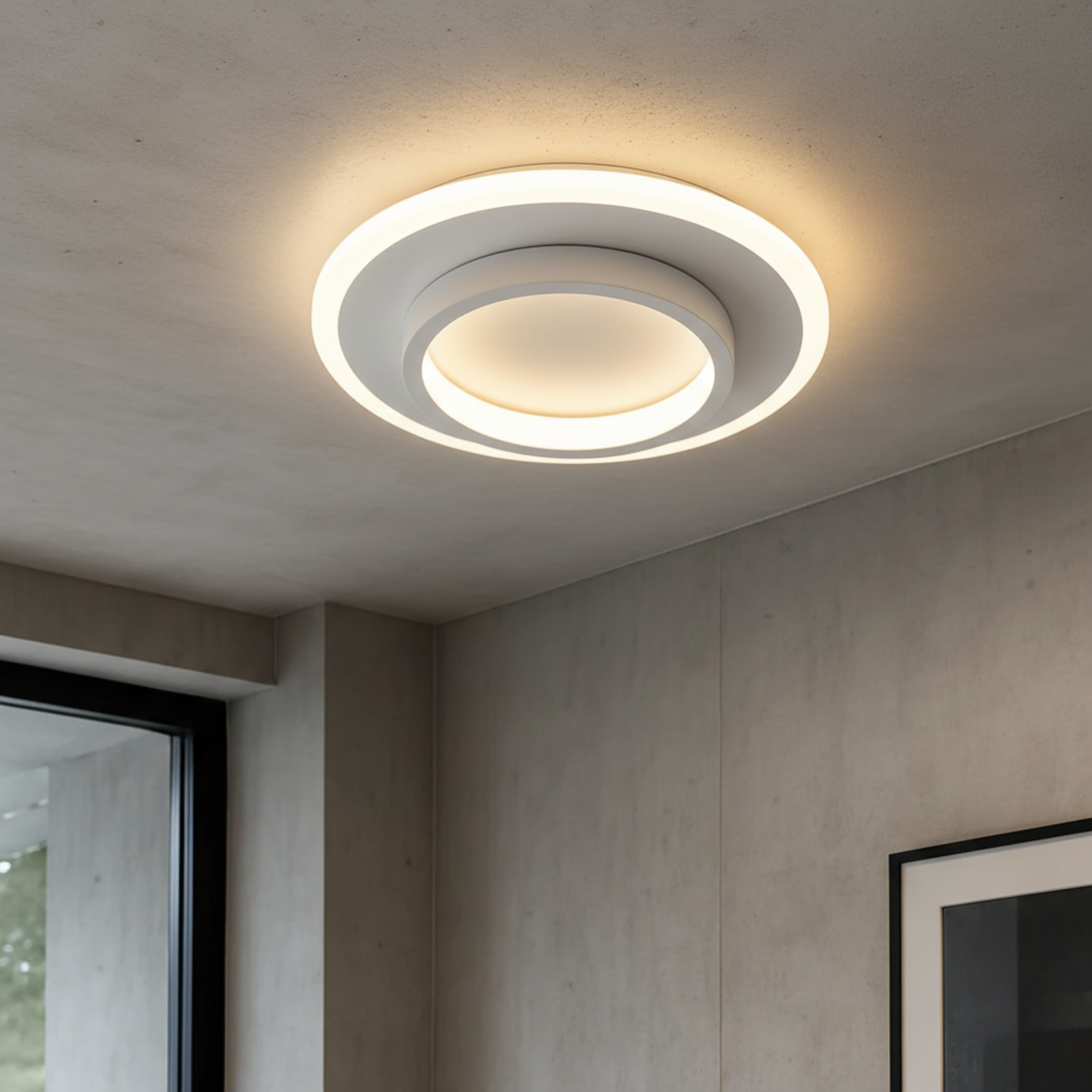Současné elegantní LED stropní svítidlo AureaLux s přisazenou montáží