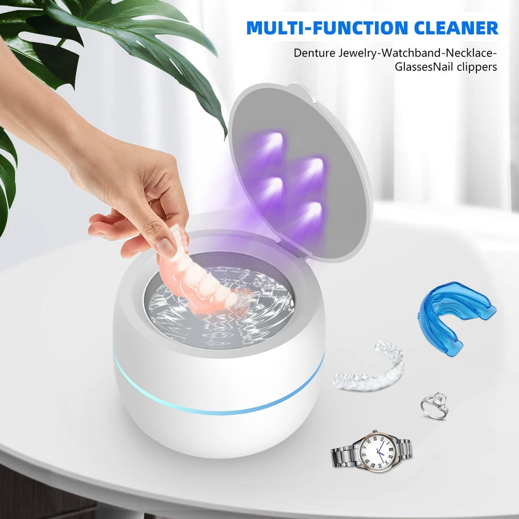 SuperUltraCleaner Cordless Denture Cleaner With Ultrasonic Tech