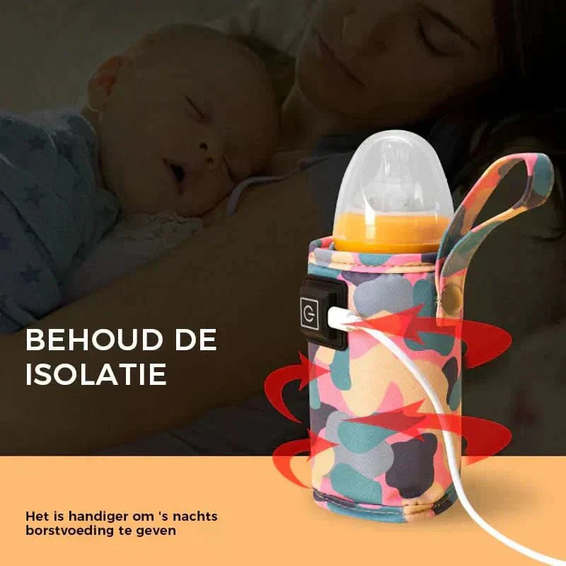 GlowBottle USB podgrzewacz do mleka do łatwego podgrzewania mleka w podróży