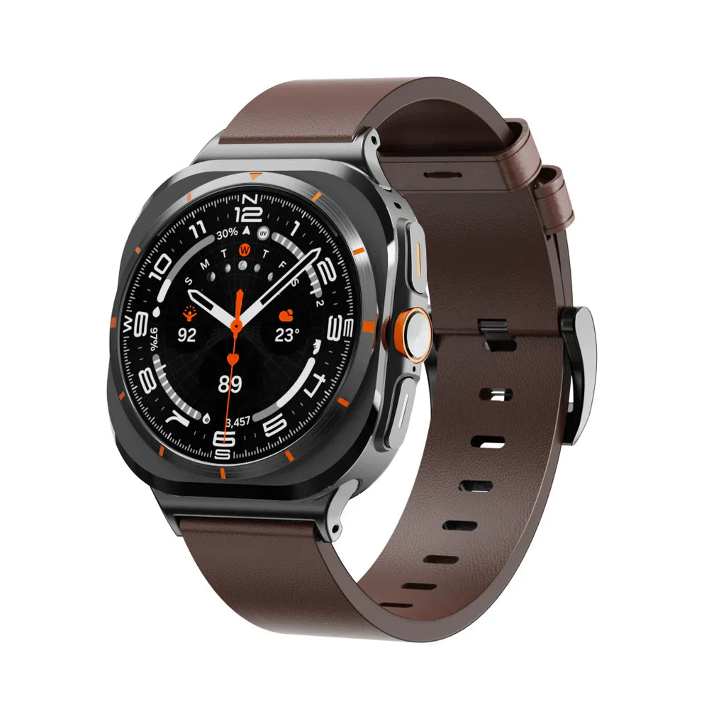 Horween Lederarmband kompatibel mit Samsung Galaxy Watch Ultra