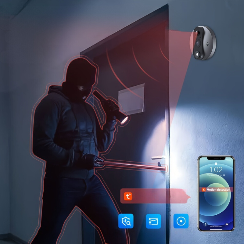 NovaSentinel Camera Door Viewer for Secure Home Entry System