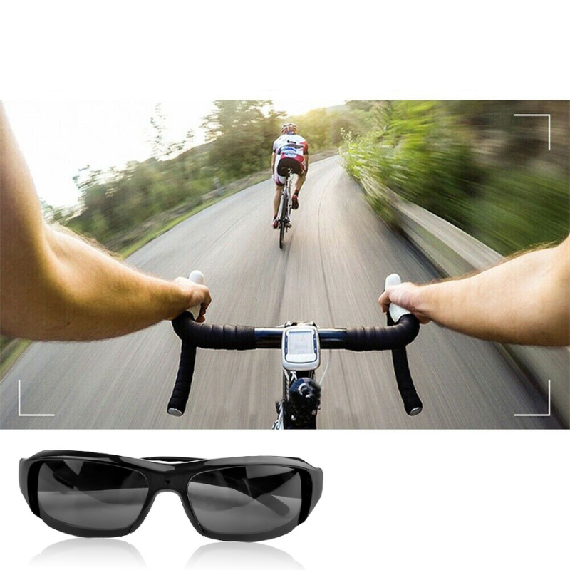 Okulary sportowe z kamerą 1080P do nagrywania przygód akcji