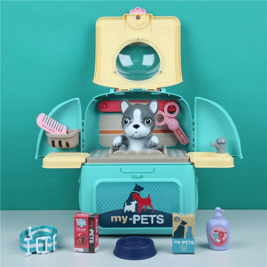 Set de jeu CritterCare pour soins des animaux, apprentissage ludique pour enfants