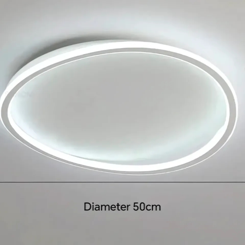 Novae Moderne skulpturale LED-Deckenleuchte in mattem Schwarz