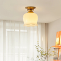 AuroraBloom vintage květinové LED stropní svítidlo