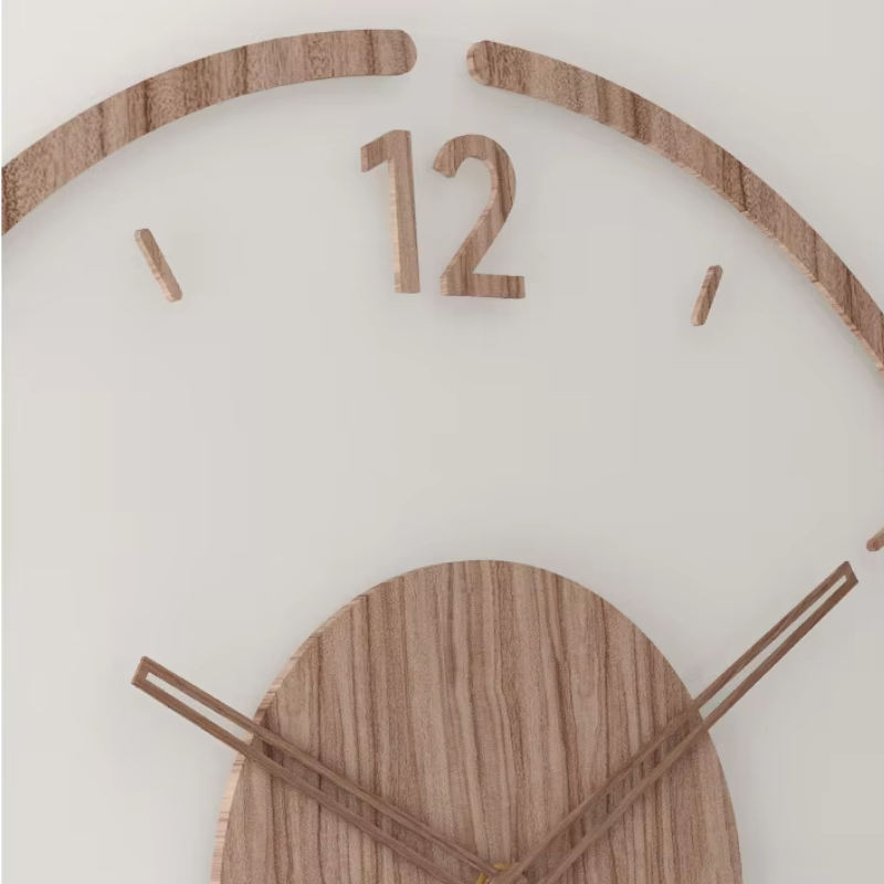 FashionableClock stilfuldt vægur med minimalistisk nordisk design