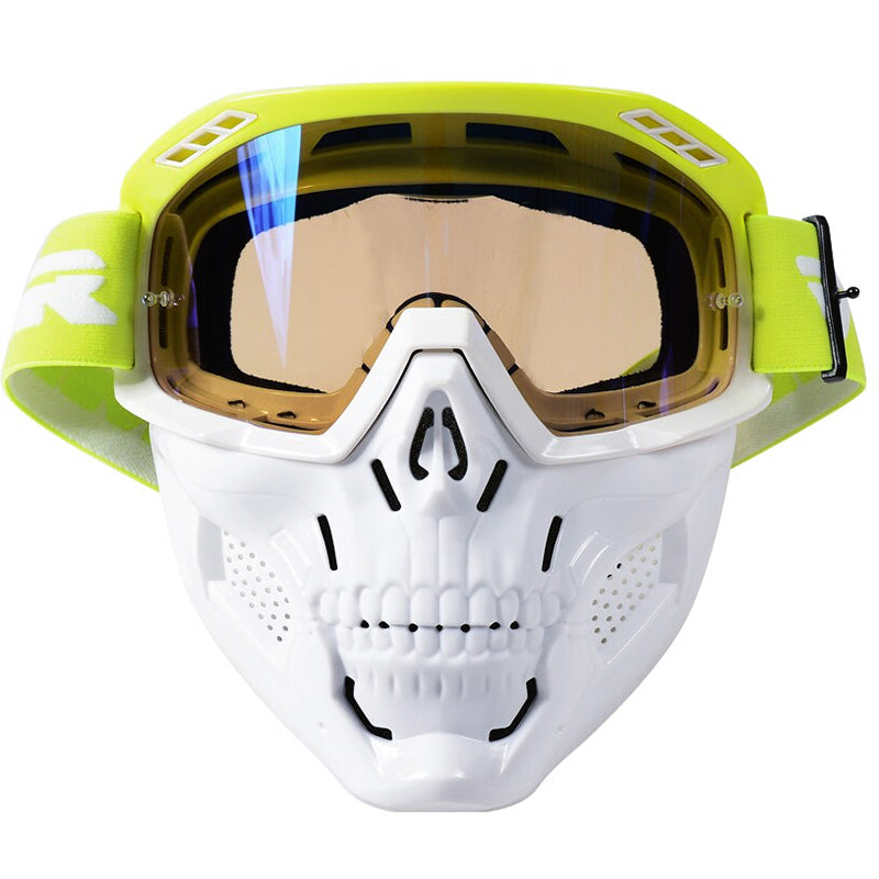 Brýle Skull pro motocyklisty s nárazuvzdorným PC sklem a pohodlím