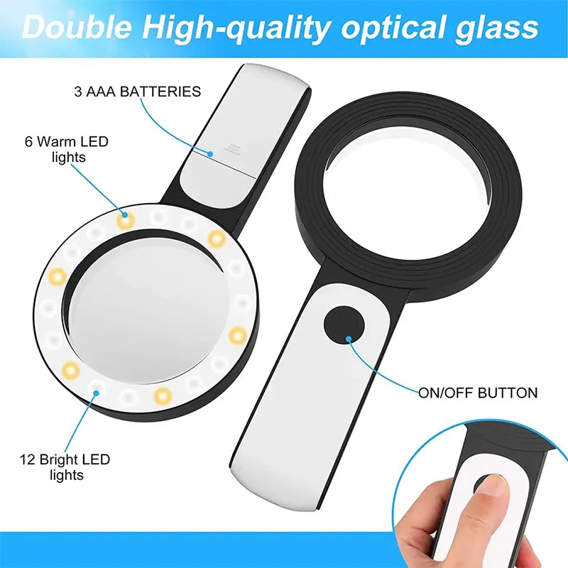 BrightLens 30x nagyító időseknek és olvasáshoz | Fervei