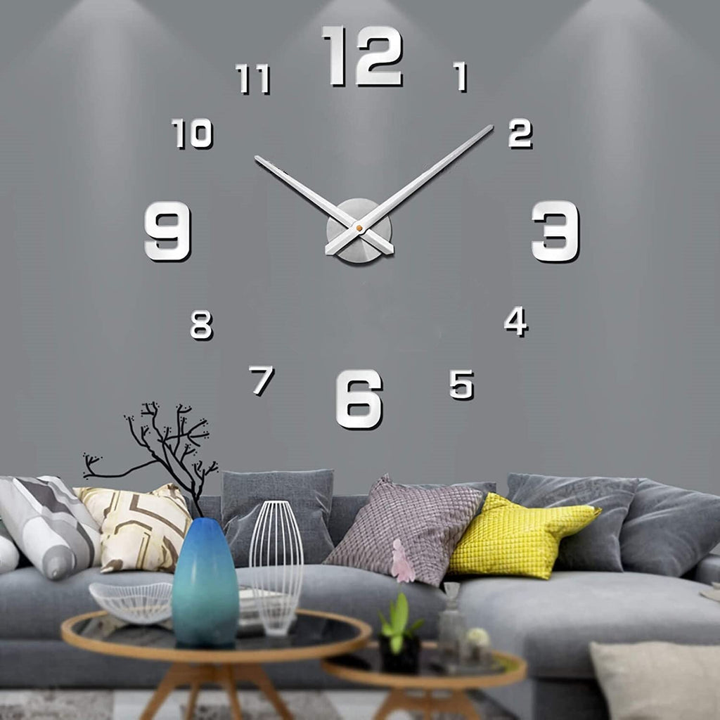 KreativDesign Artistic DIY Clock For Walls With Color And Size Options