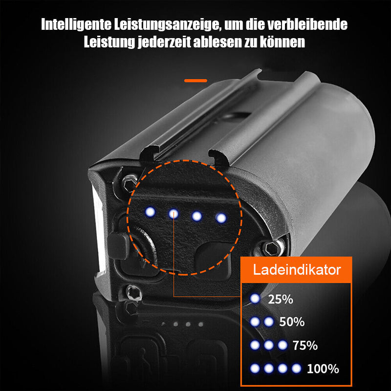 900 Lumen Front Bike Light Rechargeable, Waterproof, Wide Field Illumination