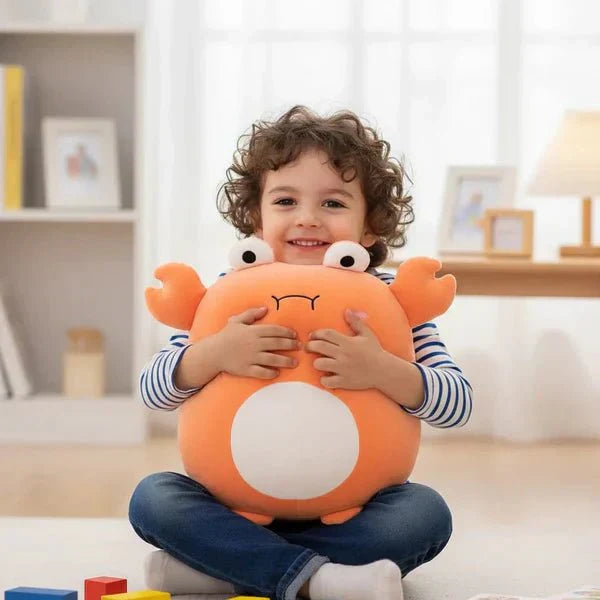 Cuscino Morbido e Schiacciabile SnugglePals Peluche Animale 40 Cm Regalo di Compleanno per Bambini