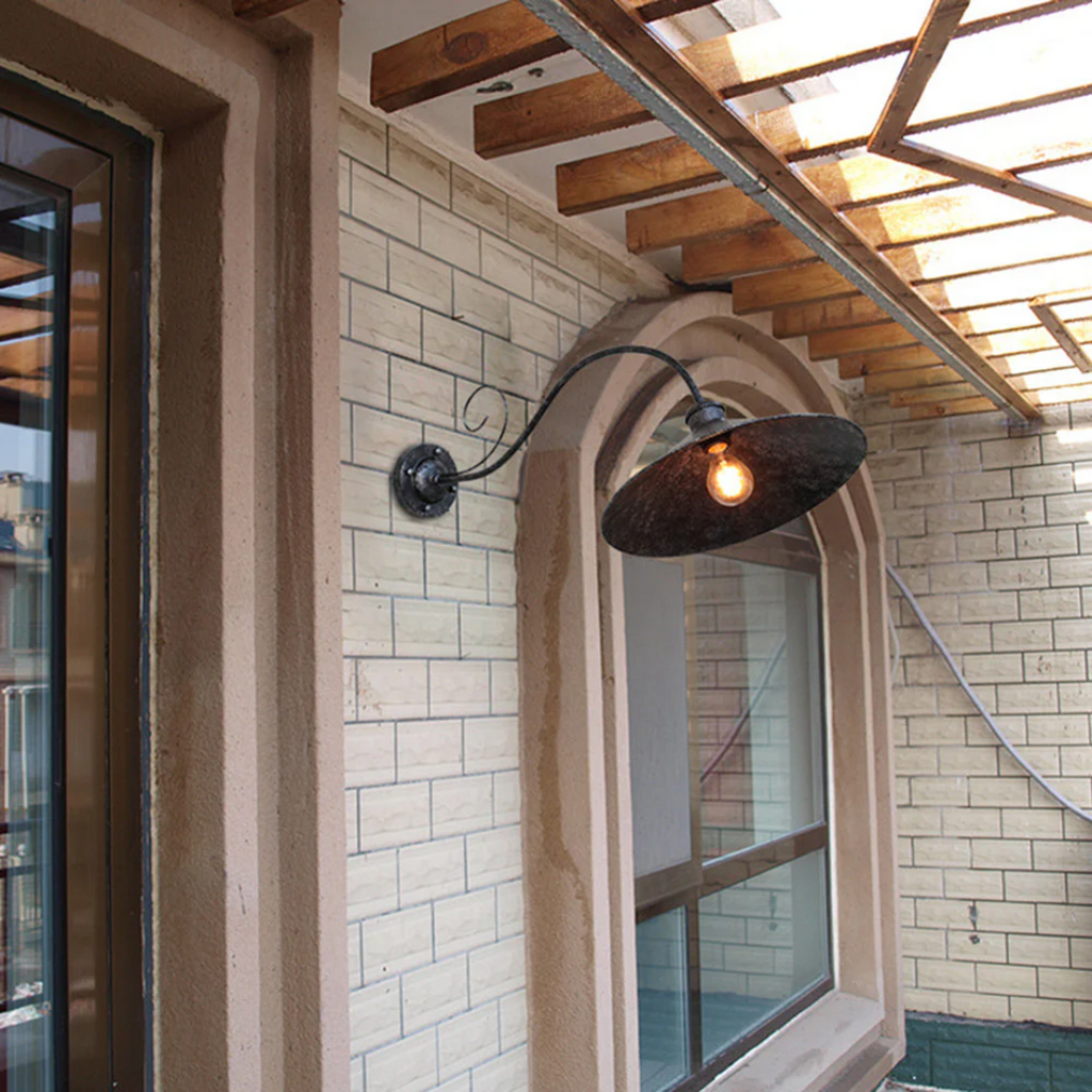 Vintage Outdoor Wall Light From Brightoak With IP65 LED Compatibility