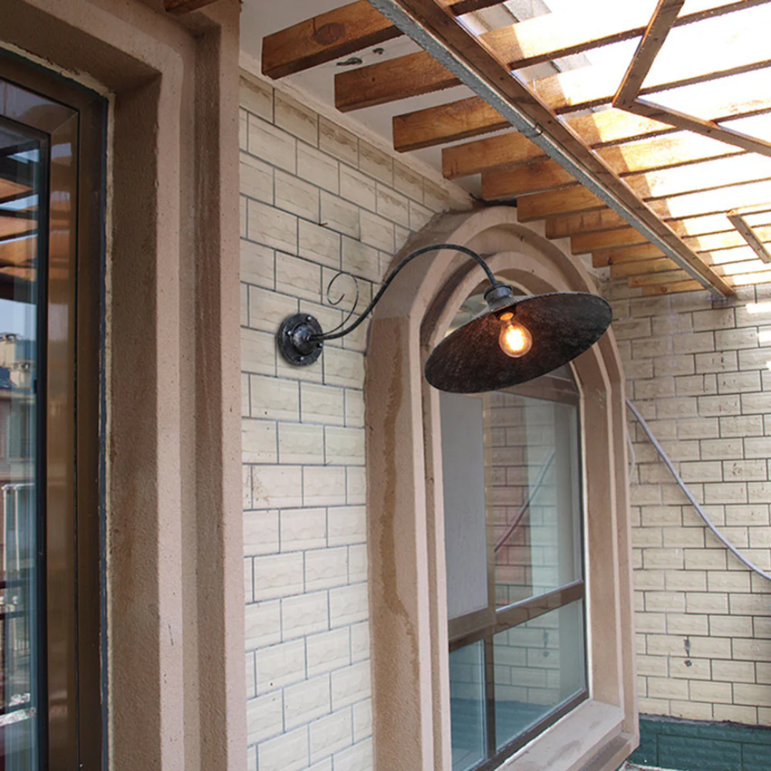 Vintage Outdoor Wall Light From Brightoak With IP65 LED Compatibility