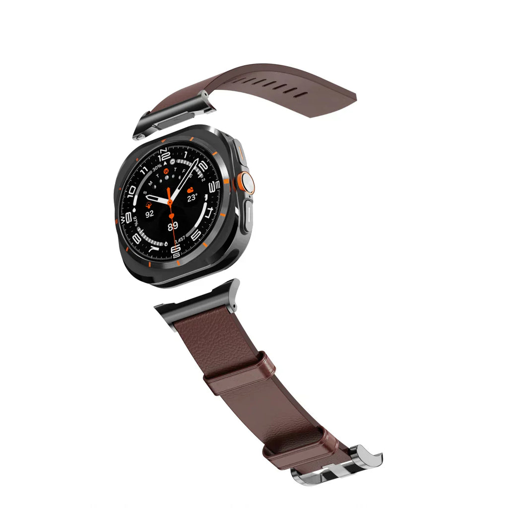 Horween Lederarmband kompatibel mit Samsung Galaxy Watch Ultra