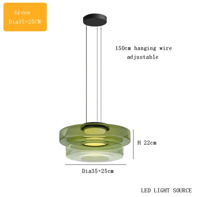 NovaGlass Moderne Pendelleuchte für Küche und Esszimmer