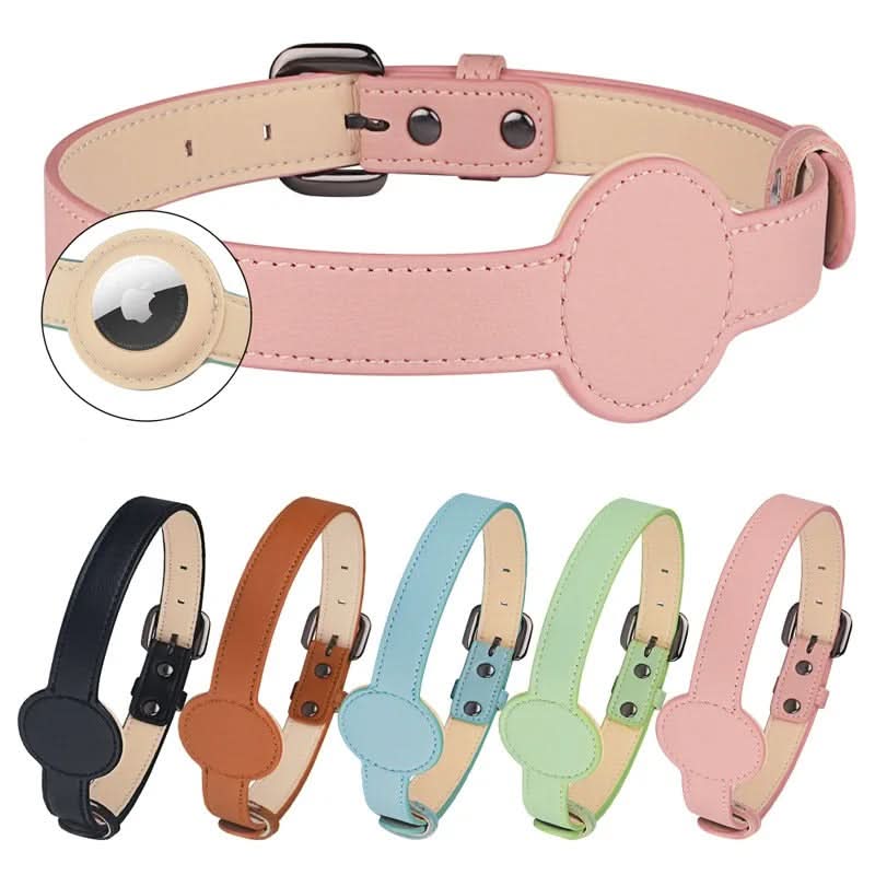 PawGuard Collar With Integrated AirTag Holder for Safety and Style