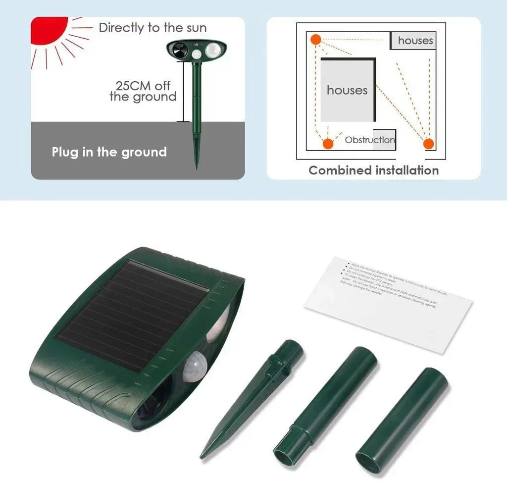 Ultrasonic Deer Repeller: Quick Deterrence Within 48 Hours