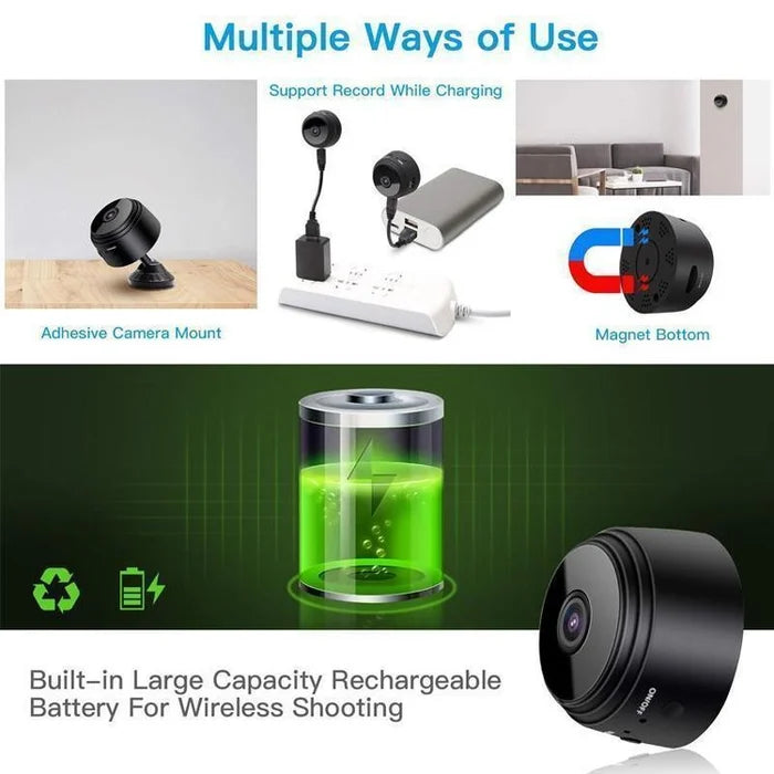 1080P mágneses WiFi mini kamera | Fervei
