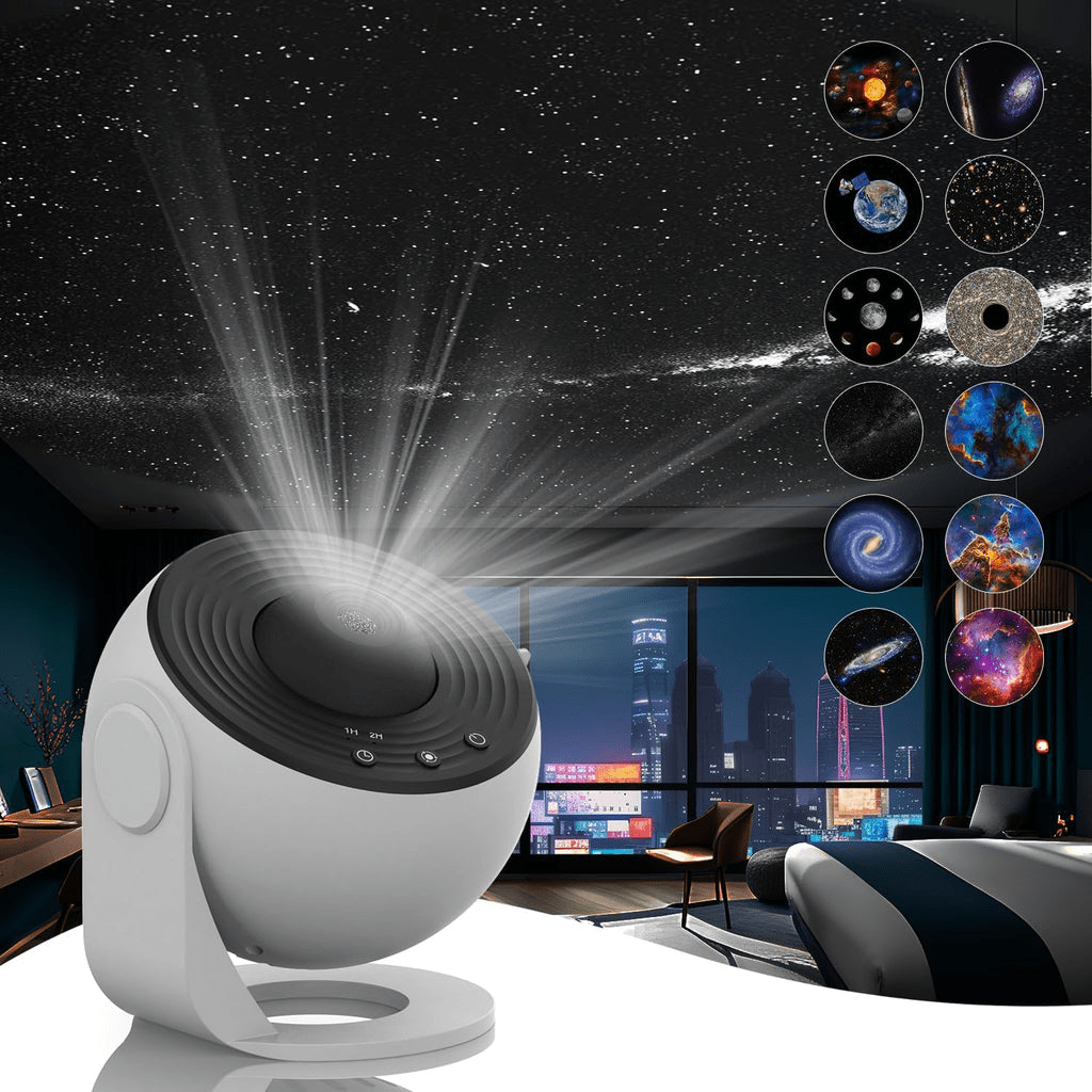 StellarAura HD Starry Sky Projector With 13 Galaxy Discs