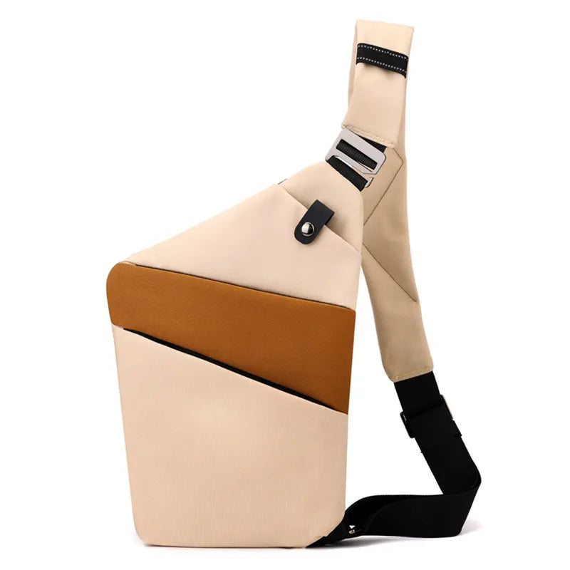 Sac bandoulière de voyage sécurisé avec design anti-vol pour des déplacements en toute sécurité