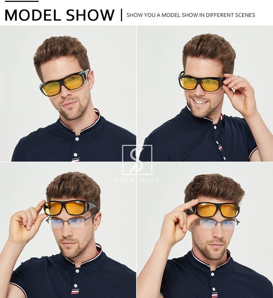 Night Vision Glasses With Anti Glare For Safer Night Driving HD