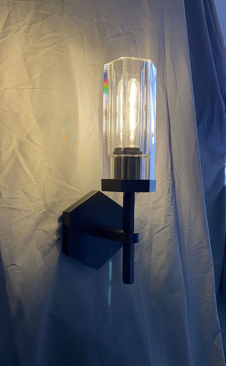 Elegantní LED nástěnné svítidlo AI Lerb s krystalovými stínidly do obývacích pokojů