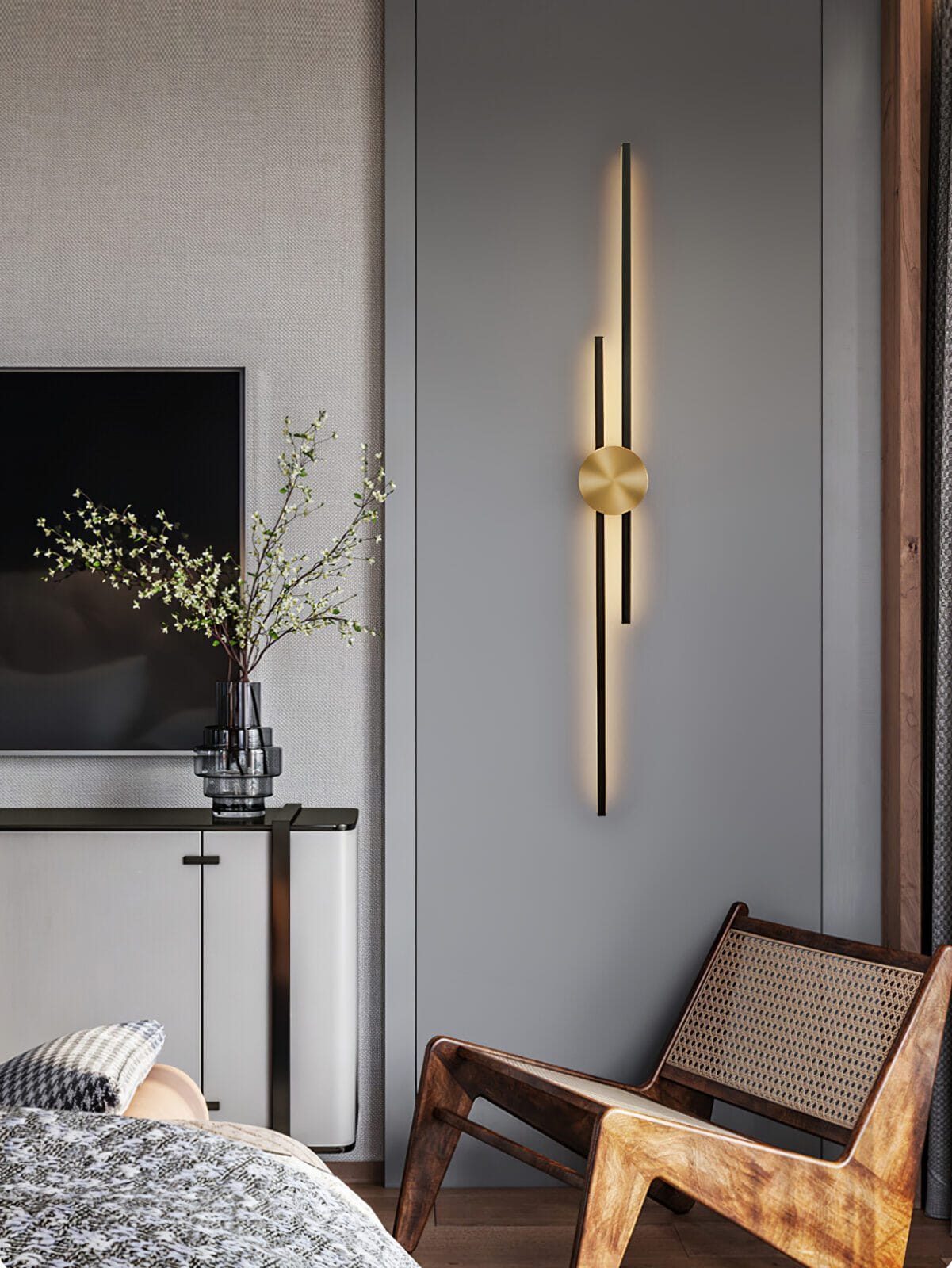 Bethnal Minimalist  Copper Wall Light | Fervei