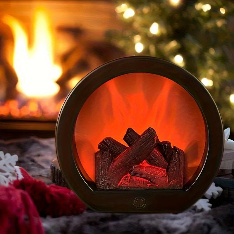Vintage Flame Lamp for Cozy Indoor Ambience