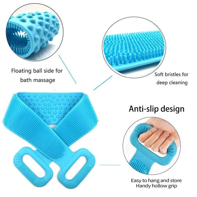 GlowWave Silicone Body Scrub Brush For Smooth And Radiant Skin