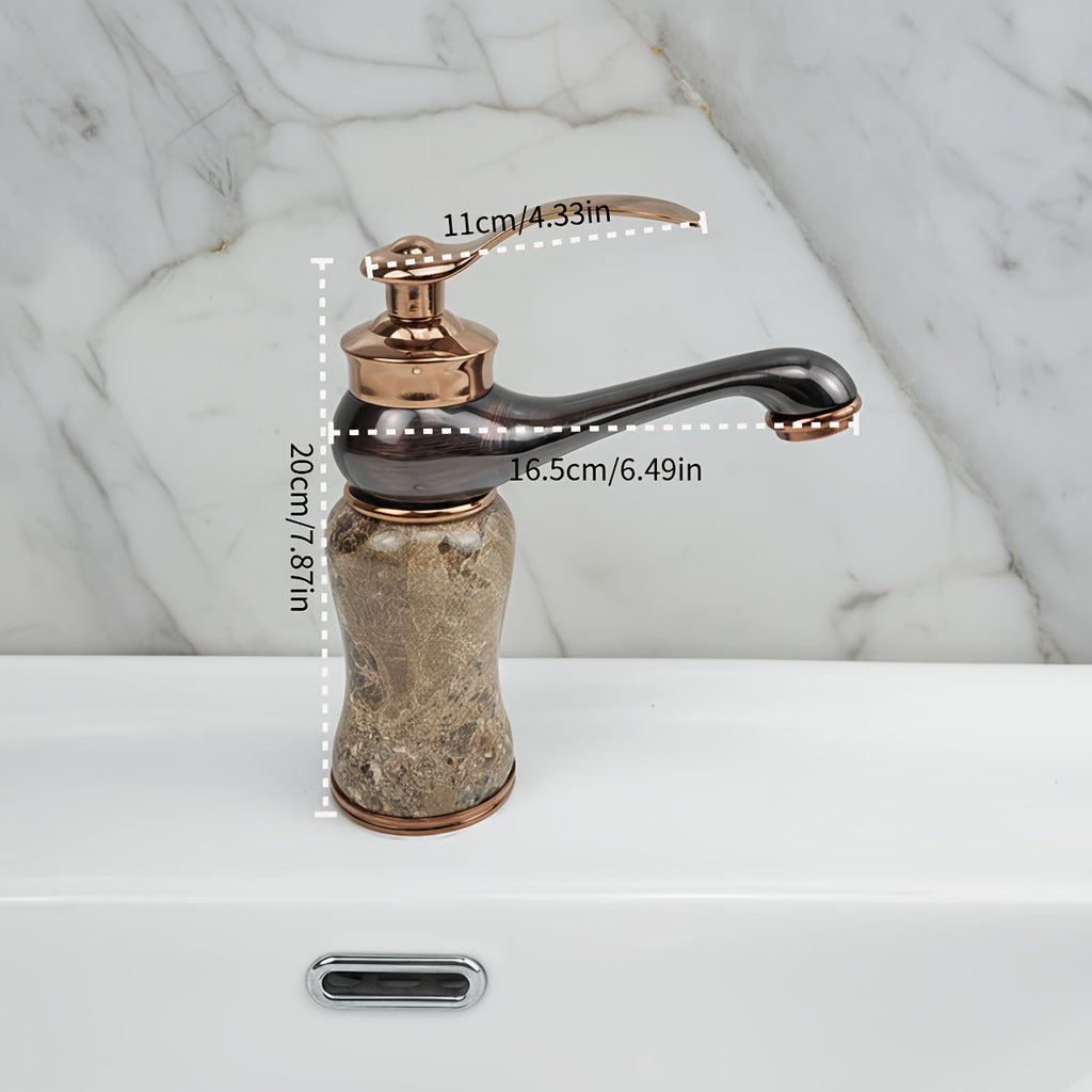 Rubinetto per lavabo in stile marmo europeo