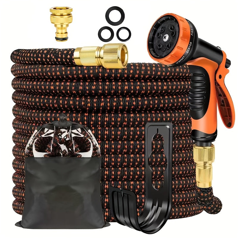 Tuinslang met 10 sproeistanden voor buitenreiniging